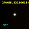2MASS J23110618+1736527