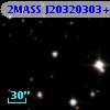 2MASS J20320303+4055227
