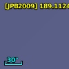 [JPB2009] 189.1124644+11.4413714