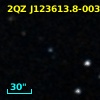 2SLAQ J123613.86-003905.2