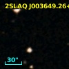 2SLAQ J003649.26+002312.8