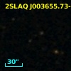 2SLAQ J003655.73-002522.4