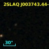2SLAQ J003743.44-005344.4