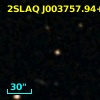 2SLAQ J003757.94+000914.4