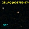 2SLAQ J003759.97+001030.0