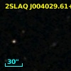 2SLAQ J004029.61+001505.3