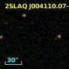 2SLAQ J004110.07-000102.5