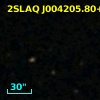 2SLAQ J004205.80+000354.3