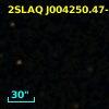 2SLAQ J004250.47-003458.7