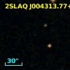 2SLAQ J004313.77+000634.7