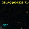 2SLAQ J004323.71-000605.4