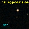 2SLAQ J004418.96+001655.8