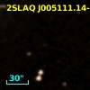 2SLAQ J005111.14-003259.9