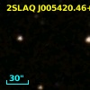 2SLAQ J005420.46+001523.4