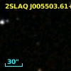 2SLAQ J005503.61+000902.0