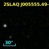 2SLAQ J005555.49-004109.8
