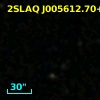 2SLAQ J005612.70+000423.2