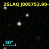 2SLAQ J005753.90-000920.7