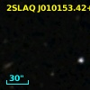2SLAQ J010153.42+000733.9