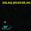 2SLAQ J010238.34+003025.3