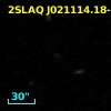 2SLAQ J021114.18-001405.3