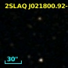 2SLAQ J021800.92-001041.9