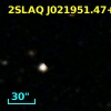2SLAQ J021951.47+001723.8