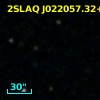 2SLAQ J022057.32+000401.0