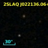 2SLAQ J022136.06+000743.6
