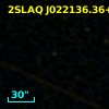 2SLAQ J022136.36+000506.8