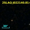 2SLAQ J022140.81+000155.9