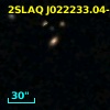 2SLAQ J022233.04-002045.2