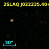 2SLAQ J022235.40+001232.7