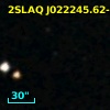 2SLAQ J022245.62-005837.8