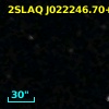 2SLAQ J022246.70+000034.2