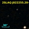 2SLAQ J022255.20-002528.6