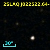2SLAQ J022522.64-004511.5