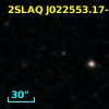 2SLAQ J022553.17-001836.8