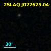 2SLAQ J022625.04-004039.3