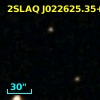 2SLAQ J022625.35+001433.5