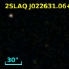 2SLAQ J022631.06+001955.8