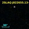 2SLAQ J022655.13-000233.5