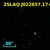 2SLAQ J022657.17+001157.2