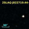 2SLAQ J022719.44-002937.5