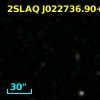2SLAQ J022736.90+000716.7