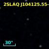 2SLAQ J104125.55-003057.5