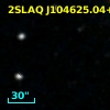 2SLAQ J104625.04+000401.3