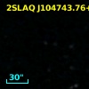2SLAQ J104743.76+002422.0
