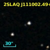 2SLAQ J111002.49+002853.7