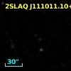 2SLAQ J111011.10+003711.8